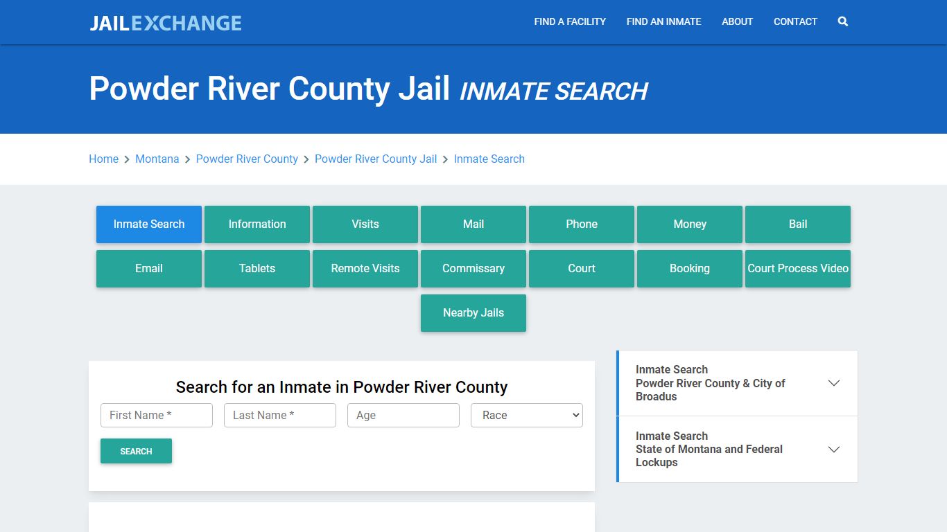 Powder River County Jail, MT Inmate Search: Roster & Mugshots