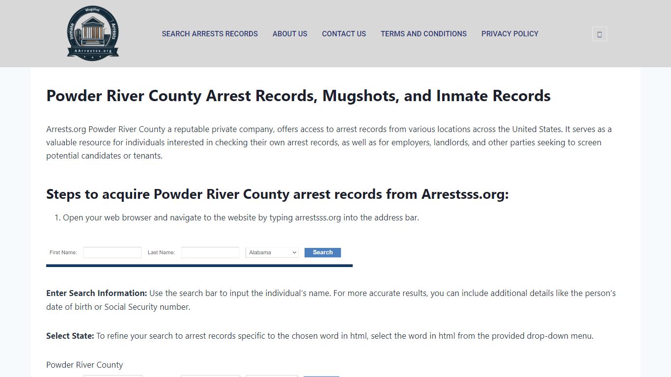 Powder River County Arrest Records, Mugshots, and Inmate Records ...